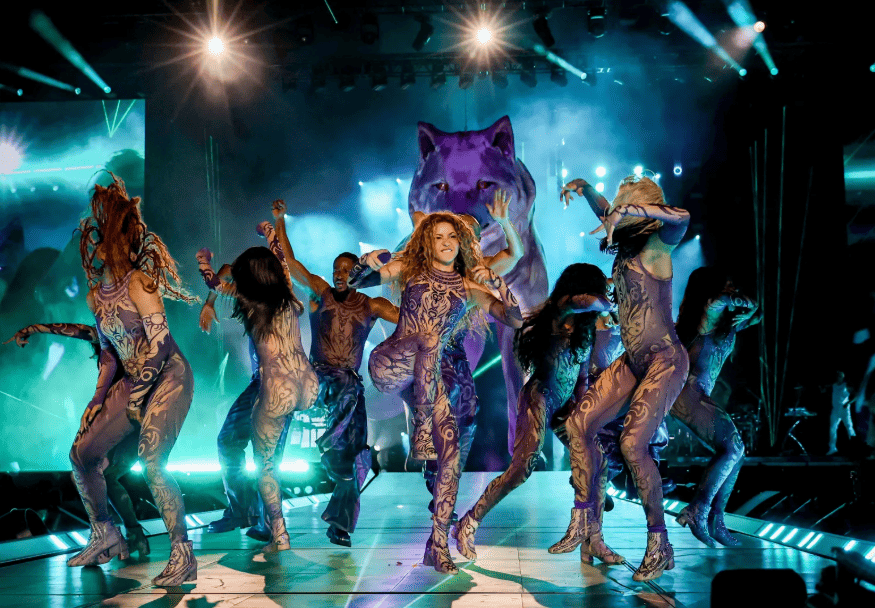 Shakira Wolfpack Entrance